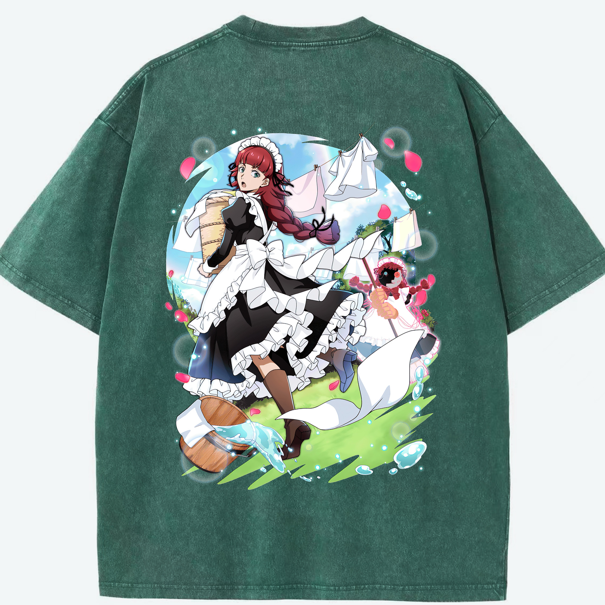 （画像用） 文豪ストレイドッグス Bungo Stray Dogs 綿100% ヴィンテージ風 半袖Tシャツ（背面プリント）